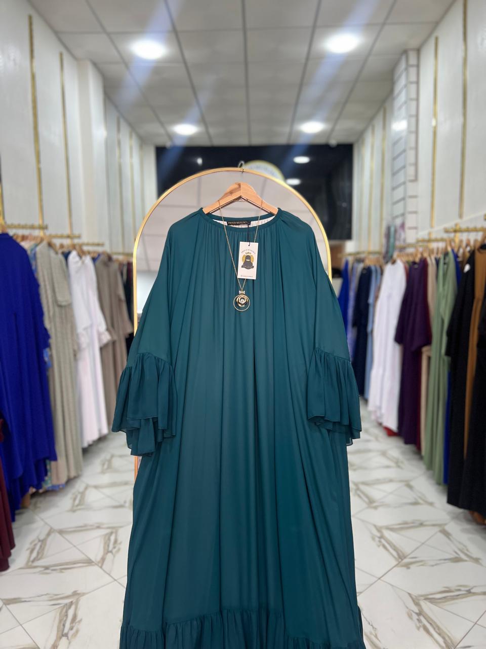 Robe Hijab Maysoun Élégante – Modèle Pudique Chic pour Femme | 350 DH – Image 7