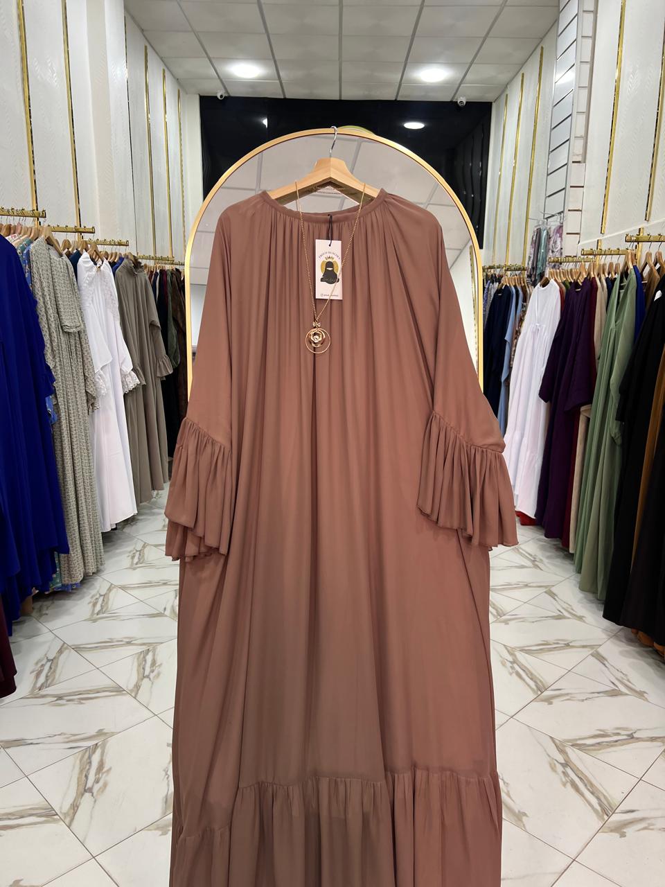 Robe Hijab Maysoun Élégante – Modèle Pudique Chic pour Femme | 350 DH – Image 5