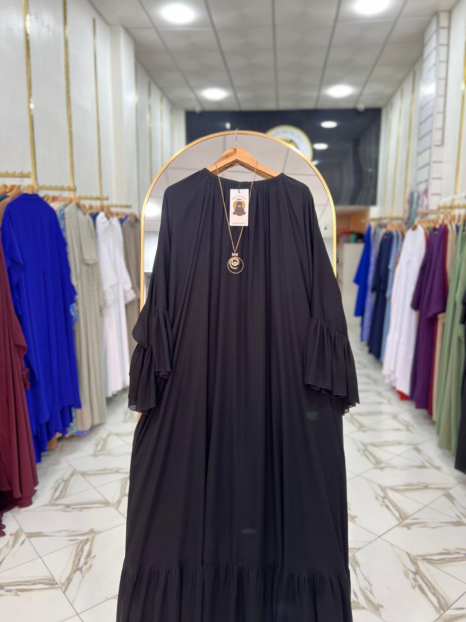 Robe Hijab Maysoun Élégante – Modèle Pudique Chic pour Femme | 350 DH – Image 3